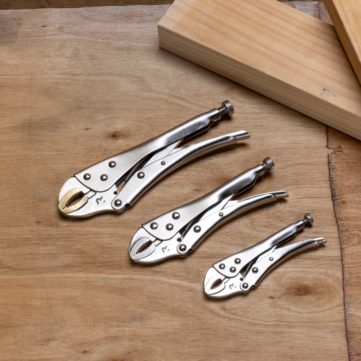 Rikä 3-Piece Professional Locking Pliers Set | 160mm 180mm 200mm